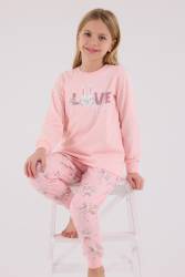 Anne Kız Pijama Kombini, Anne ve Çocuk Pijamalar Ayrı Ayrı Fiyatlandırılır - Thumbnail