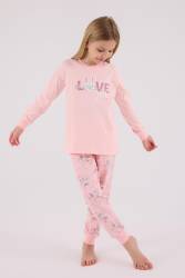 Anne Kız Pijama Kombini, Anne ve Çocuk Pijamalar Ayrı Ayrı Fiyatlandırılır - Thumbnail