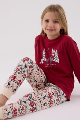 Anne kız Pijama Seti, her beden farklı fiyatlarda, kombin yapmak için sırayla sepete eklemlisiniz - 2