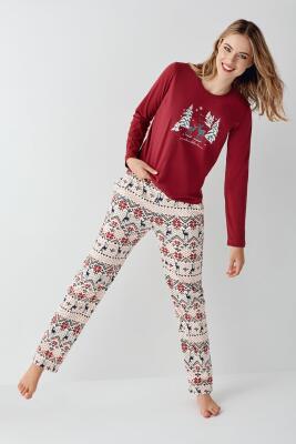 Anne kız Pijama Seti, her beden farklı fiyatlarda, kombin yapmak için sırayla sepete eklemlisiniz - 9