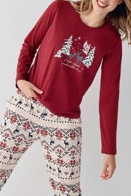 Anne kız Pijama Seti, her beden farklı fiyatlarda, kombin yapmak için sırayla sepete eklemlisiniz - 10