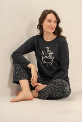Anne Kız Pijama Takım, Yetişkin ve Çocuk Pijamaları Ayrı Fiyatlardadır - 6