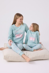 ANNE KIZ PİJAMA TAKIMI SUPREM DOKUMA (Ayrı Ayrı Fiyatlandırılır) - 2