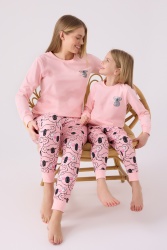 ANNE KIZ PİJAMA TAKIMI ,SÜPREM DOKUMA (Ayrı Ayrı Fiyatlandırılır) - 2