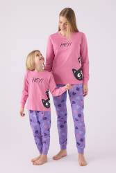 ANNE KIZ PİJAMA TAKIMI ,SÜPREM DOKUMA (Ayrı Ayrı Fiyatlandırılır) - 2