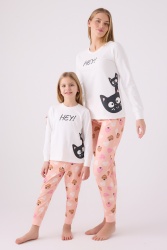 ANNE KIZ PİJAMA TAKIMI ,SÜPREM DOKUMA (Ayrı Ayrı Fiyatlandırılır) - 1