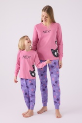 ANNE KIZ PİJAMA TAKIMI ,SÜPREM DOKUMA (Ayrı Ayrı Fiyatlandırılır) - 2