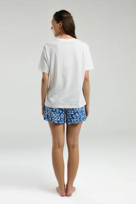 Anne Kız T-shirt ve Şort Kombin, Anne ve çocuk pijamalar ayrı ayrı fiyatlandırılır - 8