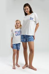 Anne Kız T-shirt ve Şort Kombin, Anne ve çocuk pijamalar ayrı ayrı fiyatlandırılır - 1