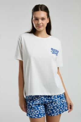 Anne Kız T-shirt ve Şort Kombin, Anne ve çocuk pijamalar ayrı ayrı fiyatlandırılır - 7