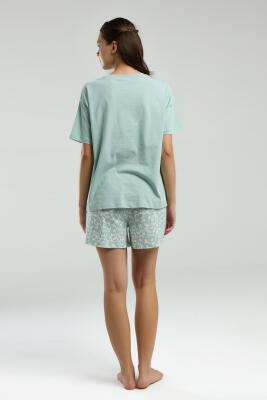 Anne Kız T-shirt ve Şort Kombin, Anne ve çocuk pijamalar ayrı ayrı fiyatlandırılır - 14