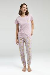 Anne Kız Yazlık Pijama Kombin, Anne ve çocuk pijamalar ayrı ayrı fiyatlandırılır - Thumbnail