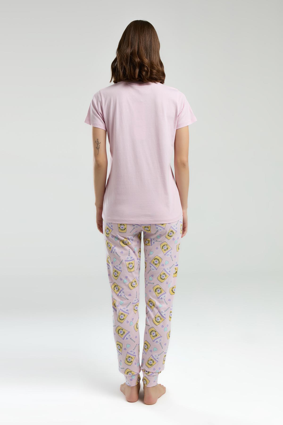 Anne Kız Yazlık Pijama Kombin, Anne ve çocuk pijamalar ayrı ayrı fiyatlandırılır