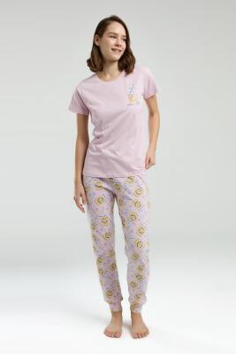 Anne Kız Yazlık Pijama Kombin, Anne ve çocuk pijamalar ayrı ayrı fiyatlandırılır - 9