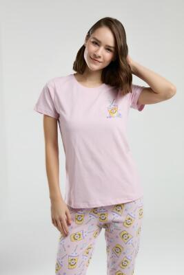 Anne Kız Yazlık Pijama Kombin, Anne ve çocuk pijamalar ayrı ayrı fiyatlandırılır - 11