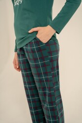 Anne Kız Yılbaşı Pijama Takım, Yetişkin ve Çocuk Pijamaları Ayrı Fiyatlardadır - 7