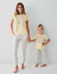 Anne ve Çocuk Pijamaları Ayrı Ayrı Satılır, %100 Pamuk Anne Kız Pijama Takımı Kombini  - 1