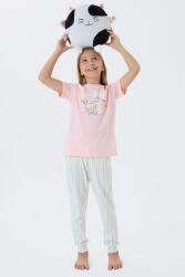 Anne ve Çocuk Pijamaları Ayrı Ayrı Satılır, %100 Pamuk Anne Kız Pijama Takımı Kombini  - 10