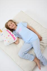 Anne ve Çocuk Pijamaları Ayrı Ayrı Satılır, %100 Pamuk, Kırmızı Kalpli Desen, Anne Kız Pijama Takımı Kombini - 6