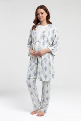 Arnetta - Arnetta 3'lü Lohusa Pijama Seti (1)