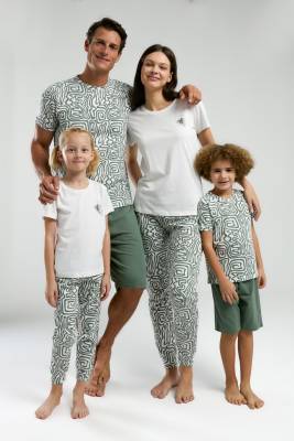 Arnetta Aile Pijama Takım Anne Baba ve çocuk pijamalar ayrı ayrı fiyatlandırılır - 15