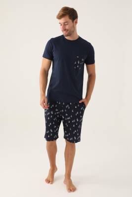 Arnetta - Arnetta Baba Oğul Şort Takım, (ayrı ayrı fiyatlandırılır),%100 Pamuk (1)