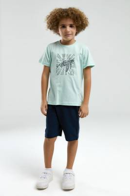 Arnetta %100 Pamuk Baba Oğul Şortlu Takım, Baba ve çocuk pijama ayrı ayrı fiyatlandırılır - 4