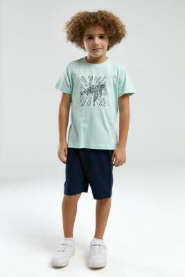 Arnetta %100 Pamuk Baba Oğul Şortlu Takım, Baba ve çocuk pijama ayrı ayrı fiyatlandırılır - 4