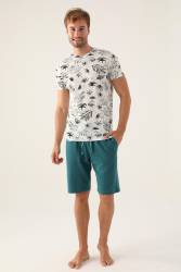 Arnetta Baba Oğul T-shirt ve Bermuda Şort Takım, %100 Pamuk, (ayrı ayrı fiyatlandırılır) - Thumbnail