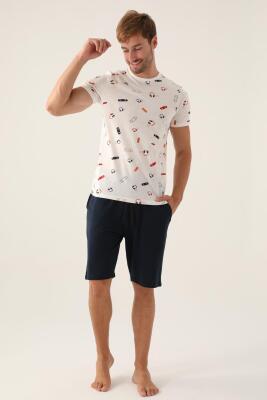 Arnetta Baba Oğul T-shirt ve Bermuda Şort Takım, %100 Pamuk, (ayrı ayrı fiyatlandırılır) - 2