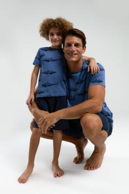 Arnetta Baba Oğul Takım, Baba ve çocuk pijamalar ayrı ayrı fiyatlandırılır - 3