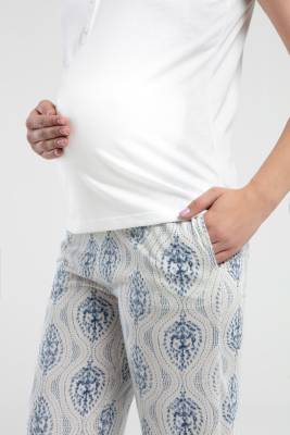 Arnetta - Arnetta Beyaz Lohusa Pijama Takım (1)