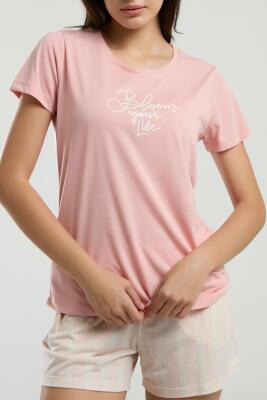 Arnetta Bisiklet Yaka Kısakol T-shirt ve Cepli Kısa Şort Takım - 9