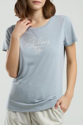 Arnetta Bisiklet Yaka Kısakol T-shirt ve Cepli Kısa Şort Takım - 3