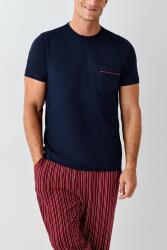 Arnetta Çizgili Bisiklet Yaka Yazlık Erkek Pijama Takımı, Büyük Beden Pijama Takımı, %100 Pamuk - 10