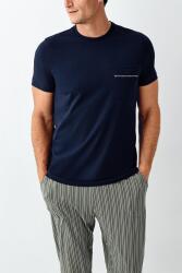 Arnetta Çizgili Bisiklet Yaka Yazlık Erkek Pijama Takımı, Büyük Beden Pijama Takımı, %100 Pamuk - 6