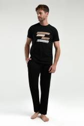 Arnetta Erkek Büyük Beden Cepli Yazlık Pijama Takım - Thumbnail