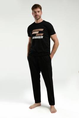 Arnetta Erkek Büyük Beden Cepli Yazlık Pijama Takım - 4