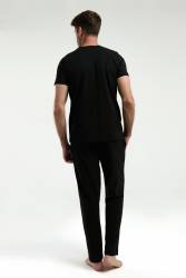 Arnetta Erkek Büyük Beden Cepli Yazlık Pijama Takım - Thumbnail