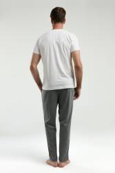 Arnetta Erkek Büyük Beden Cepli Yazlık Pijama Takım - Thumbnail