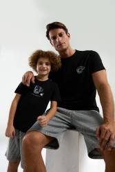 Arnetta Fincan Resimli Baba Oğul Takım, Baba ve çocuk pijamalar ayrı ayrı fiyatlandırılır - Thumbnail