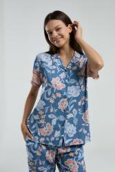 Arnetta Kadın %100 Viskon Kumaş Dokuma Pijama Takım - 6