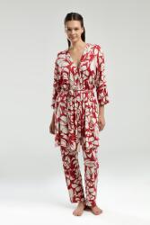 Arnetta Kadın 3'lü Kutulu Pijama Takım, Sabahlık, Bralet, Pantolon - 4