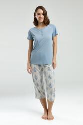 Arnetta Kadın Düğmeli Yaka Yazlık Kapri Takım - 3