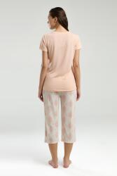 Arnetta Kadın Düğmeli Yaka Yazlık Kapri Takım - 10