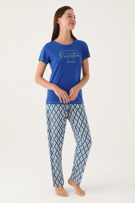 Arnetta Kadın Pamuklu Yazlık Pijama Takım - 1