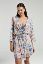 Arnetta Kadın Sabahlık Bralet Sütyen ve Şort Set, %100 Viskon Kumaş 3'lü Takım  - 8