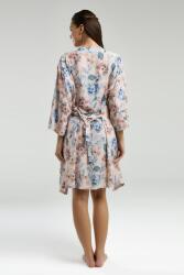 Arnetta Kadın Sabahlık Bralet Sütyen ve Şort Set, %100 Viskon Kumaş 3'lü Takım  - 12