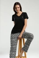 Arnetta Kadın Siyah Pijama Takım - Thumbnail