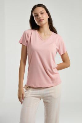 Arnetta Kadın T-shirt ve Cepli Kapri Takım - 2